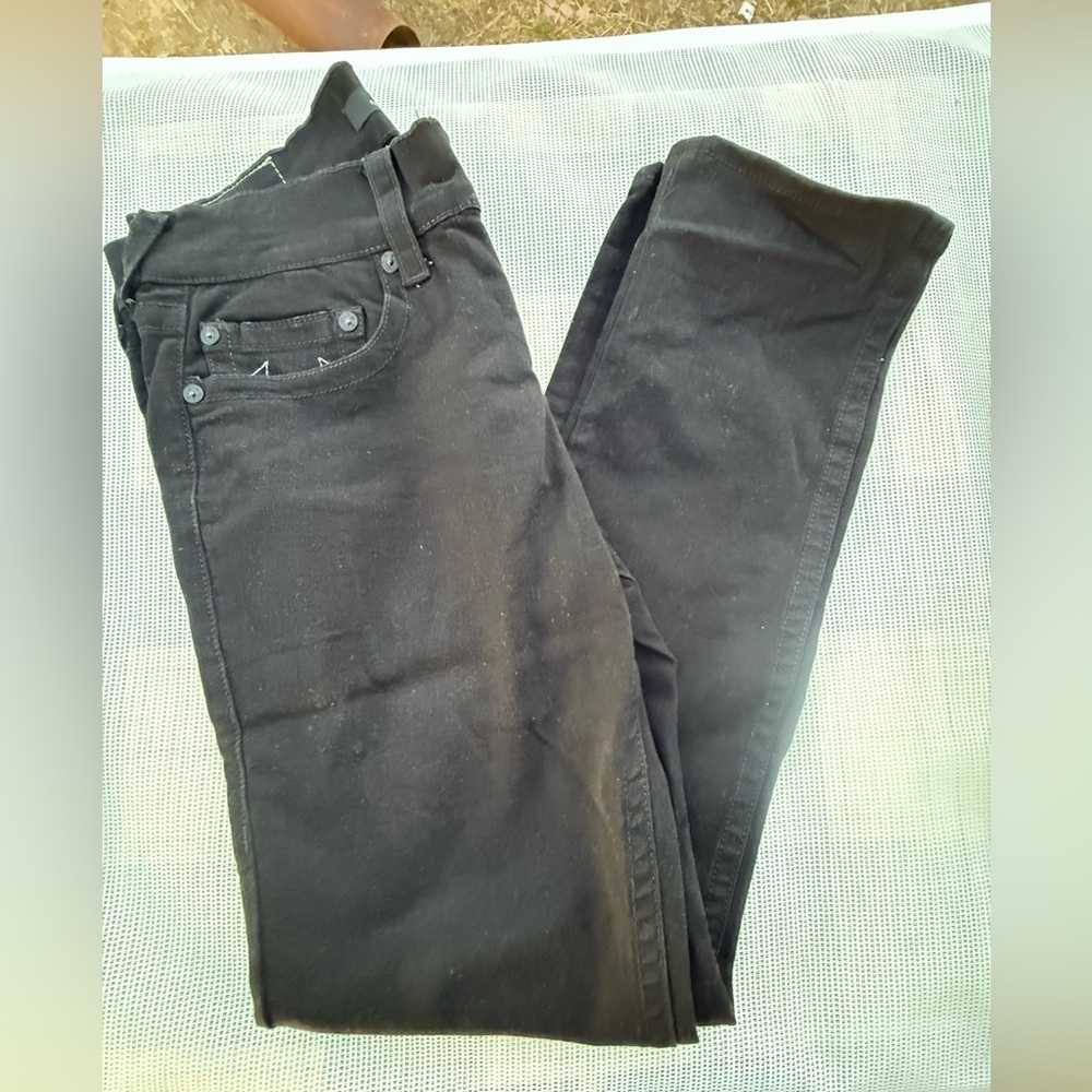 true Religion GENO Relaxed slim 32 Black Men’s Jeans stretchy